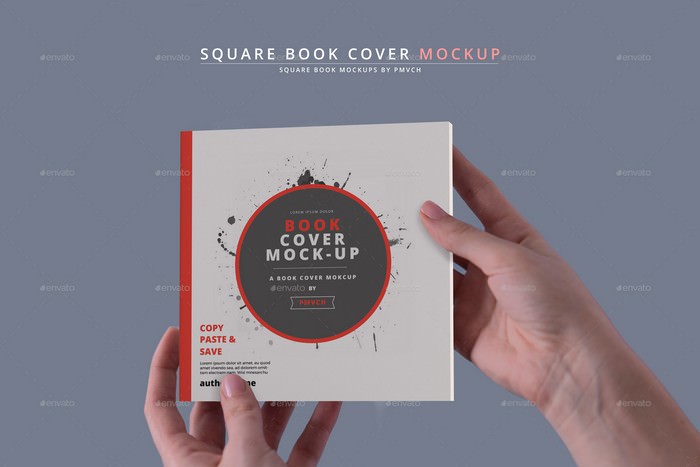 Softcover Book Mockups - Square