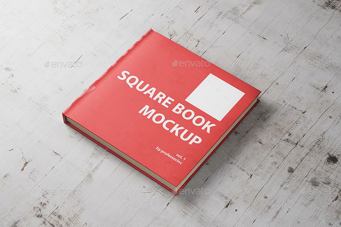 Square Book Mockup Vol. 1