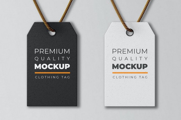 Clothing Tag Mockup Template