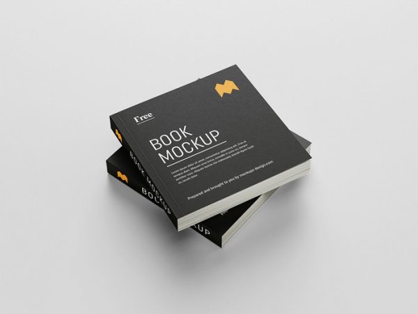 30 Top Square Book Mockup Templates 2024 - Templatefor