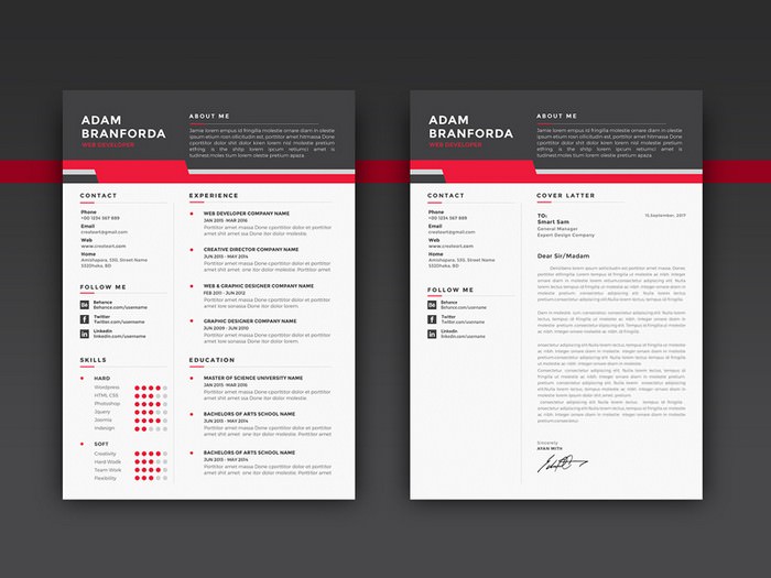 30+ Effective Resume Mockup Templates 2020 - Templatefor