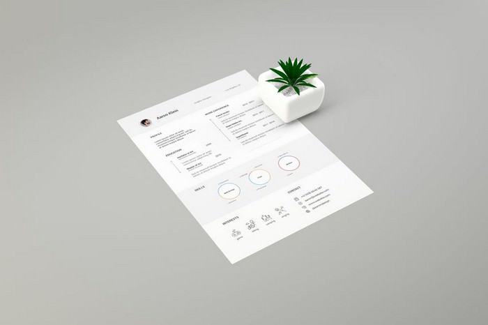 Resume Mockups and Template