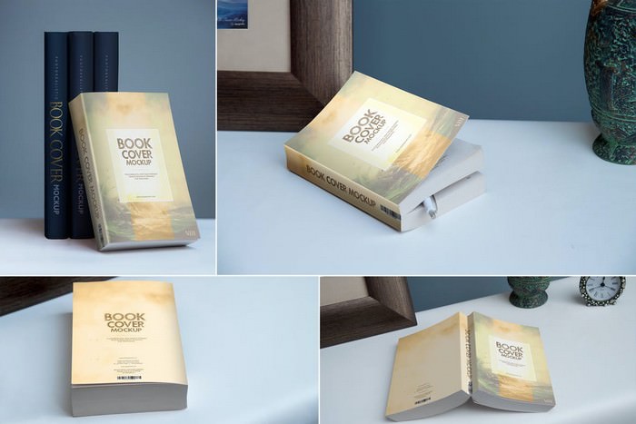 Softcover Book Mockups Template