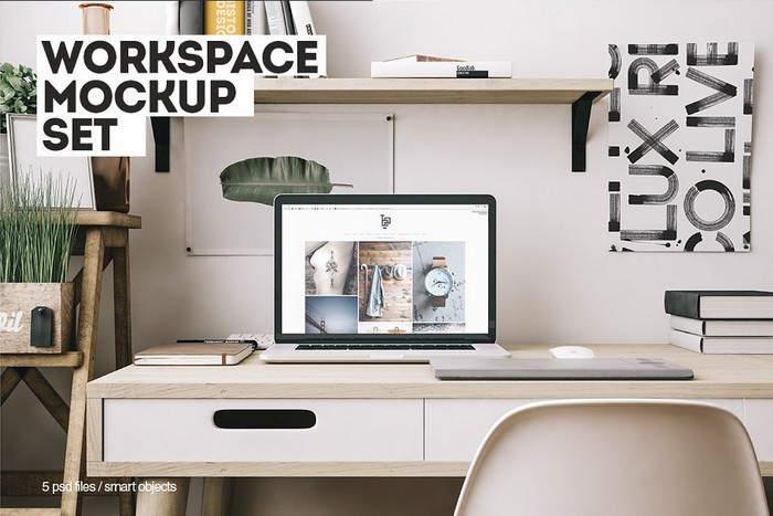 Workspace Mockup Set 8