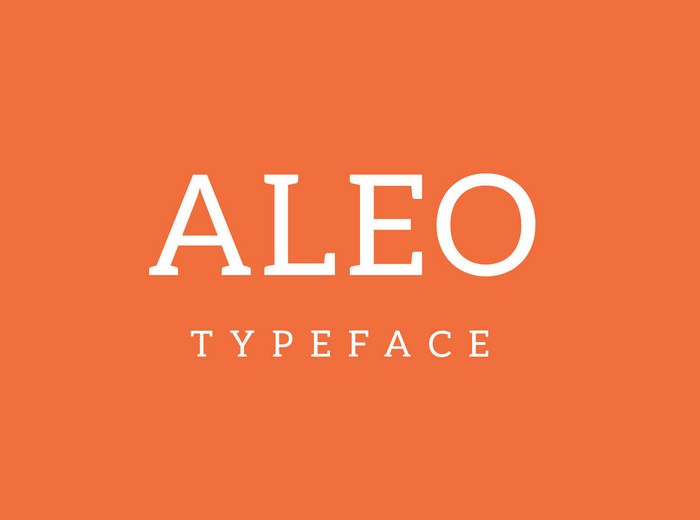 Aleo Free Font Family