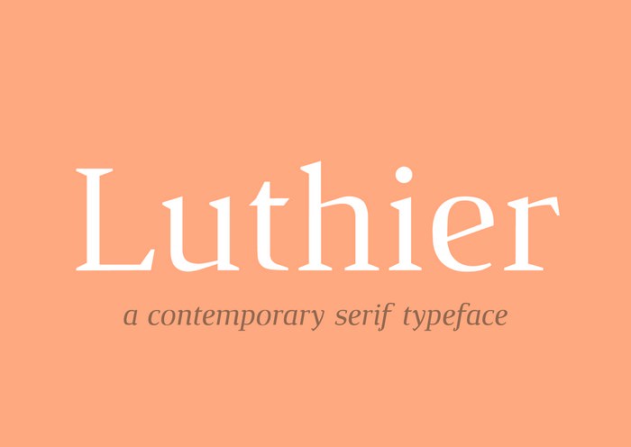 Luthier Free Font