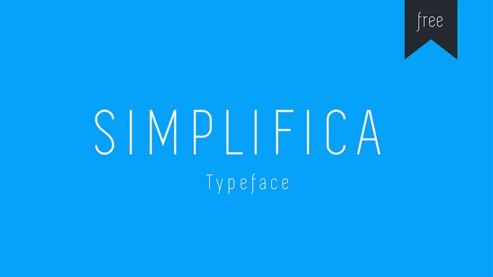 Simplifica Typeface
