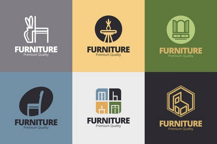 Furniture logo collection