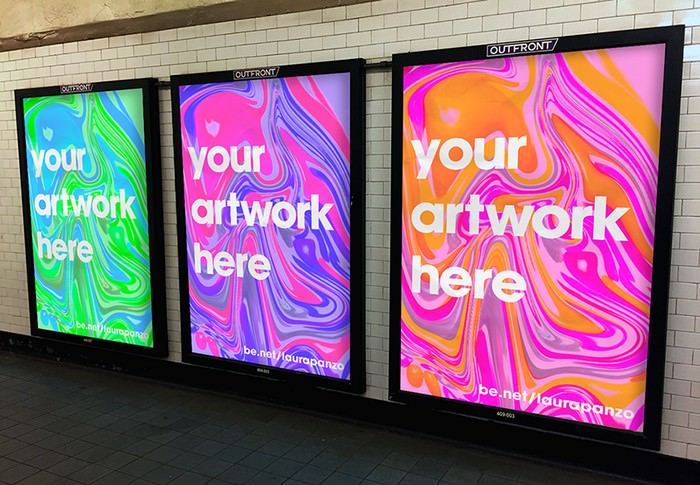 NYC Subway Ad Mockup