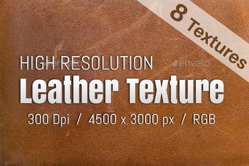 8 High Resolution Leather Texture