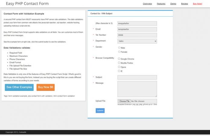 20 Best PHP Contact Form Templates 2024 - Templatefor