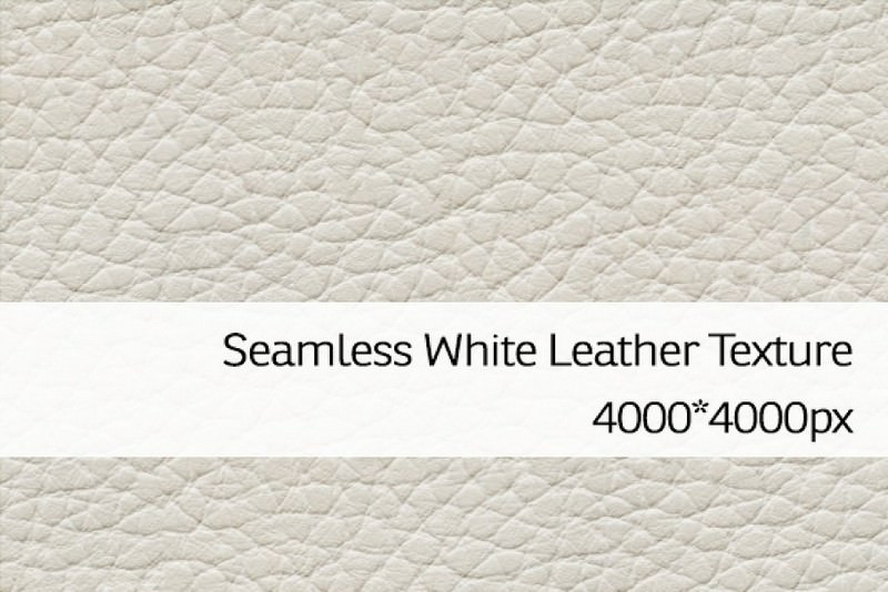 Seamless White Leather Texture