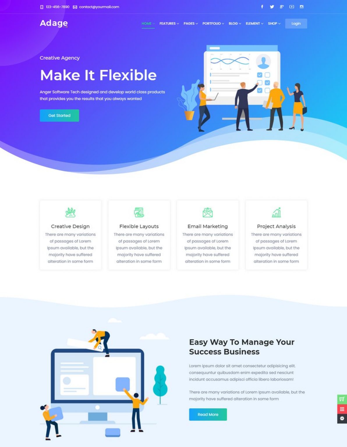 20+ Best Business Bootstrap Website Templates 2021 - Templatefor