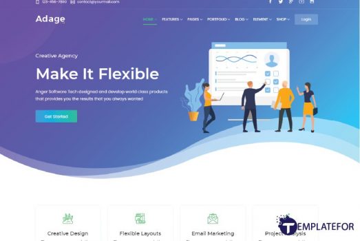 20+ Best Business Bootstrap Website Templates 2021 - Templatefor