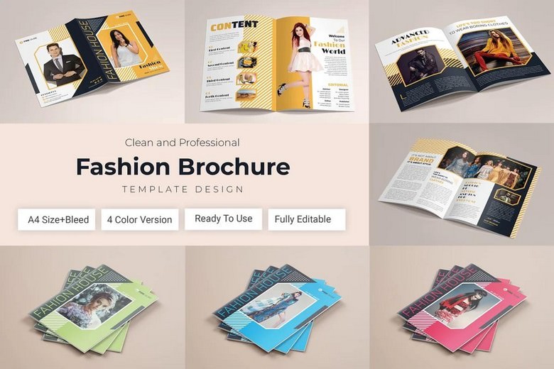 Fashion Magazine Brochure Template