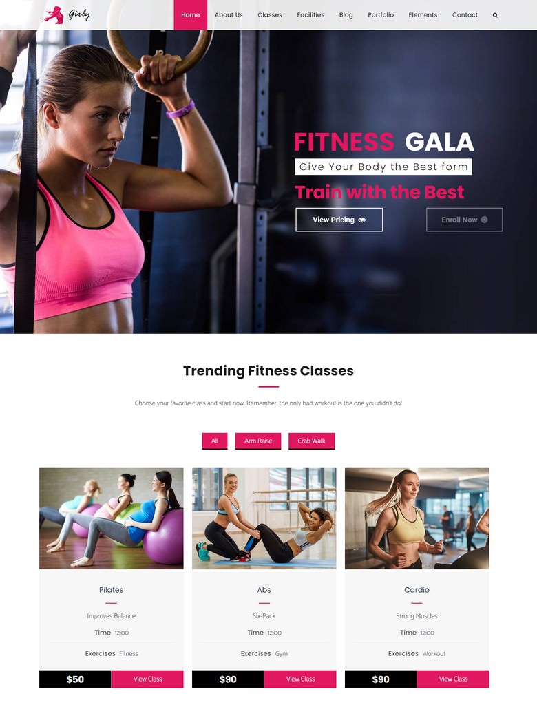 Gym Fitness WordPress