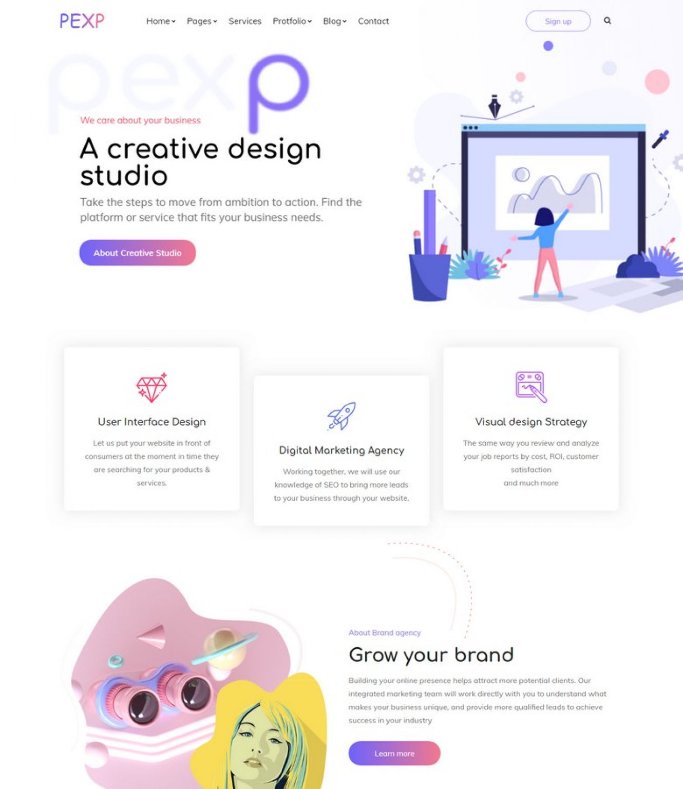 20+ Best Business Bootstrap Website Templates 2021 - Templatefor