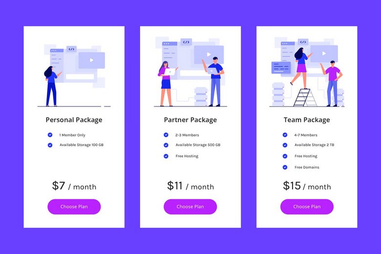 Pricing Table Vol.5