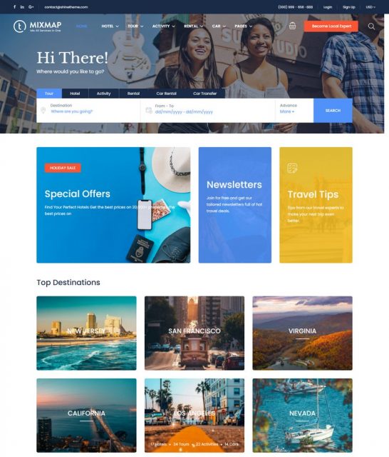 30 Best Travel WordPress Themes 2024 - Templatefor