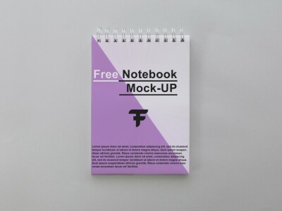 Blank Notebook Mockup