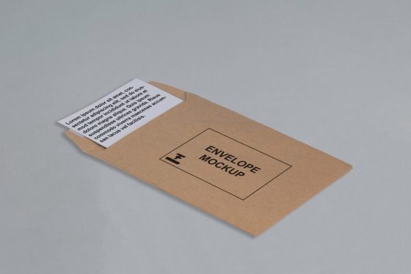 Postcard + envelope Mockup