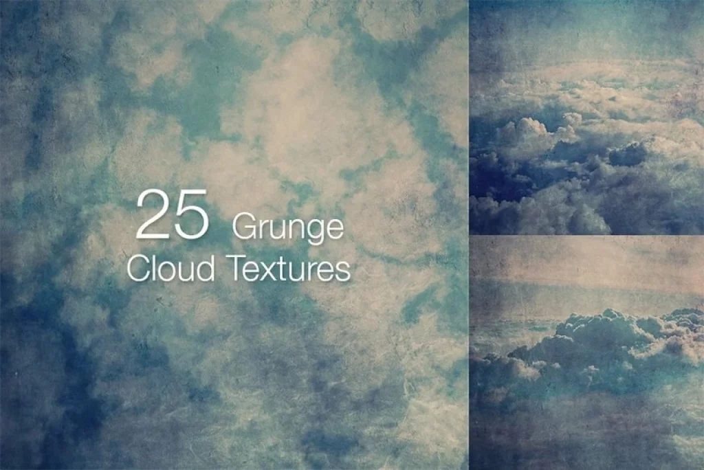 25 Grunge Cloud Textures