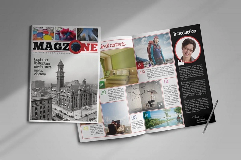 28 Pages Magazine Template