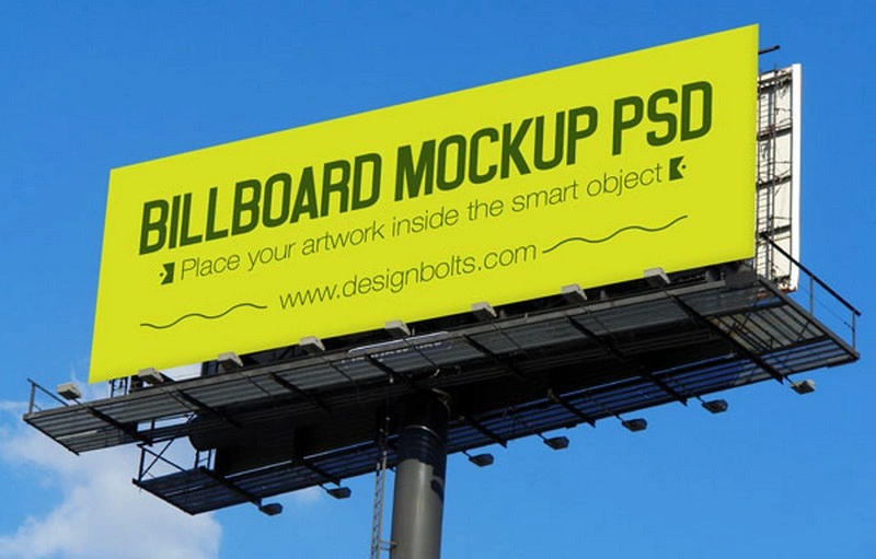 3 Billboard (Hoarding) Mockup
