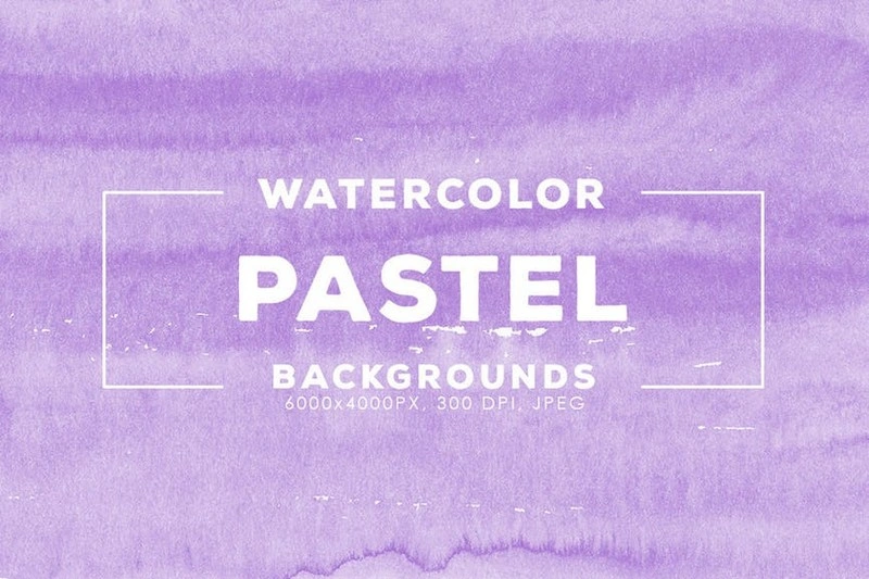 30 Pastel Watercolor Backgrounds-4K-6000x4000px