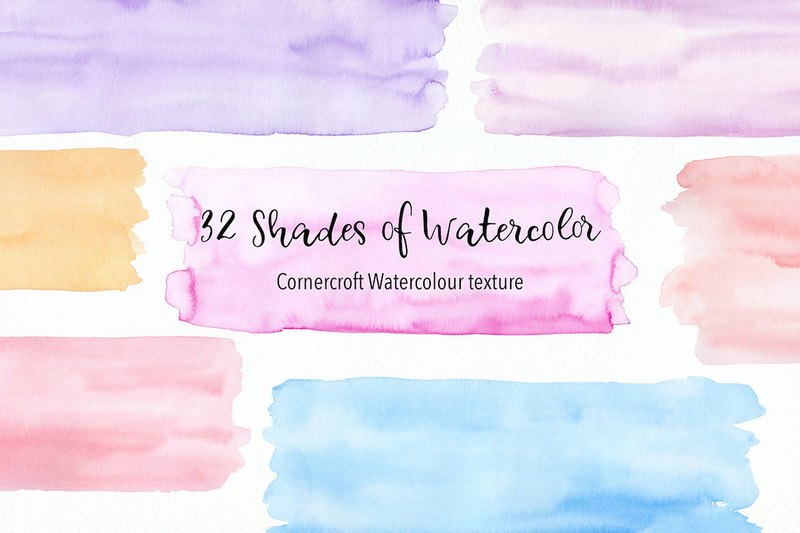 32 shades of watercolor texture