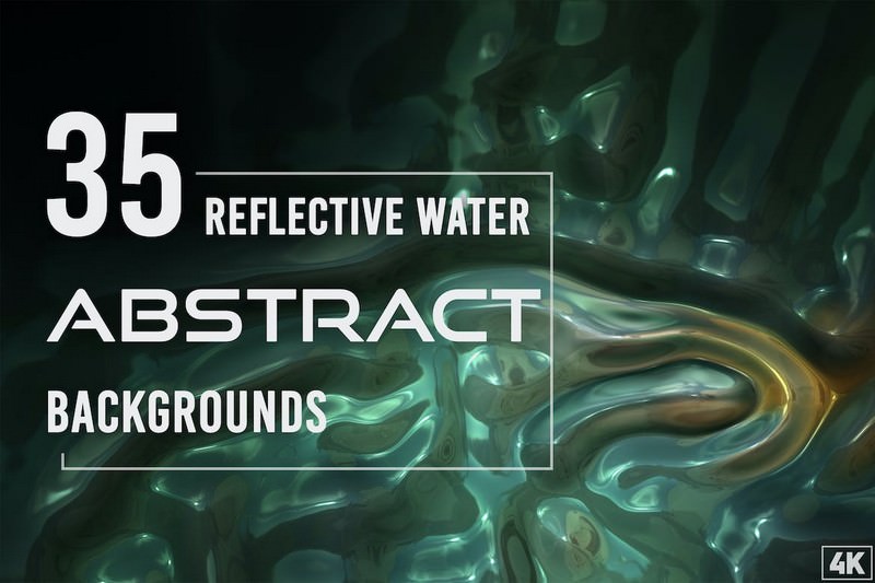 35 Abstract Reflective Water