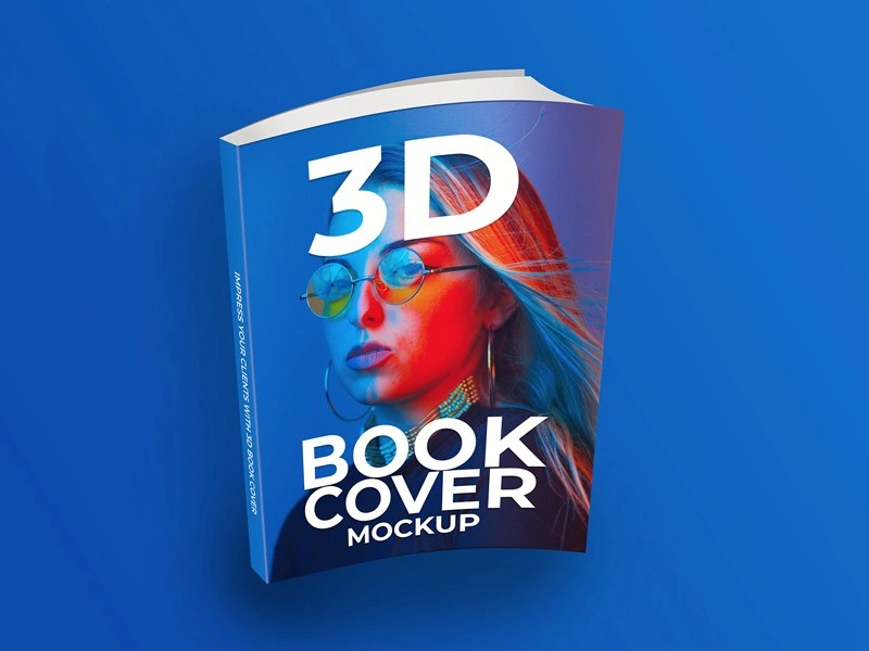 3D Book Cover Mockup