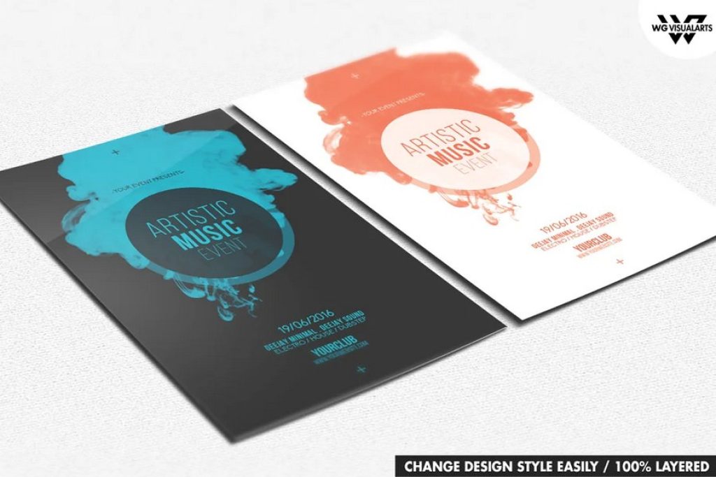 3in1 MINIMAL ABSTRACT Flyer Template