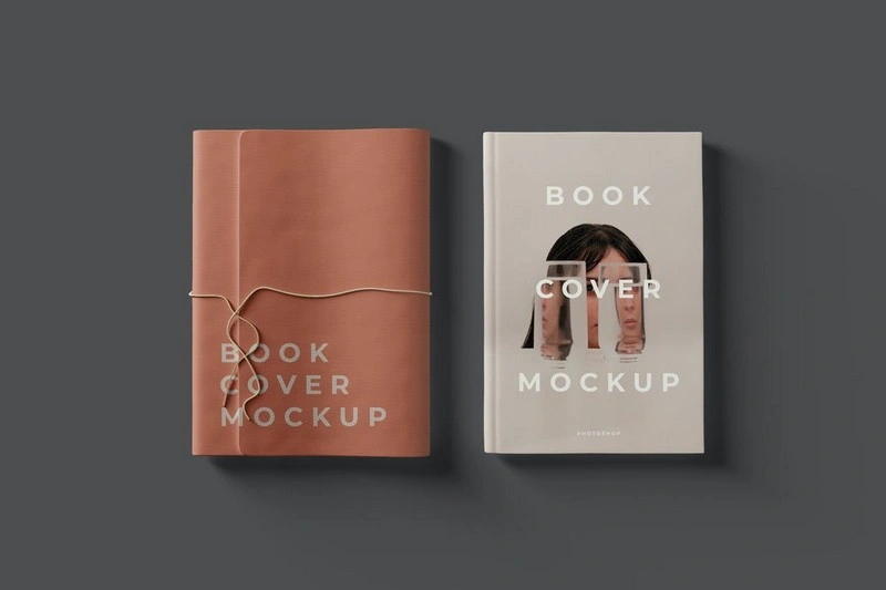 4 Book Cover Mockups