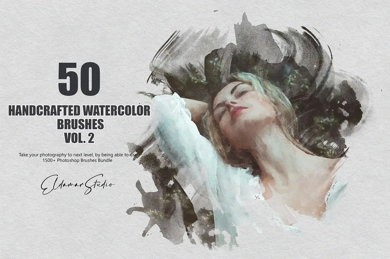 50 Handcrafted Watercolor Brushes 2