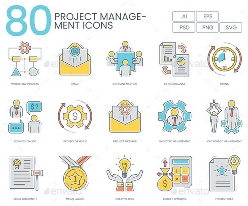 80+ Project Management Icons