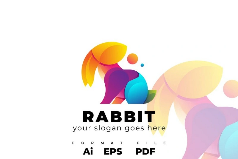 A Modern Rabbit Logo Template