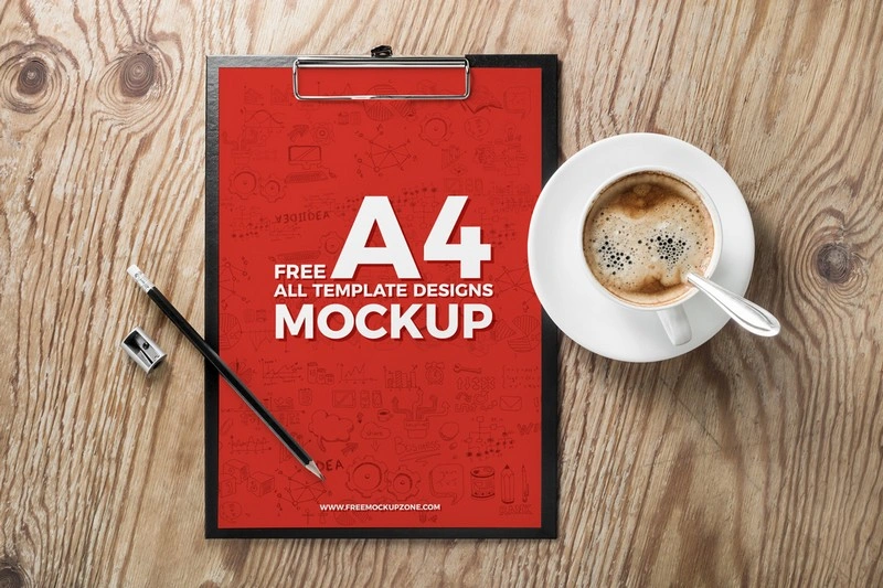 A4 All Flyer Template Designs Mockup
