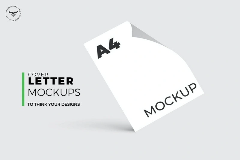A4 Cover Paper Mockups