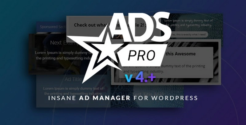 ADS PRO - Multi-Purpose WordPress Ad Manager