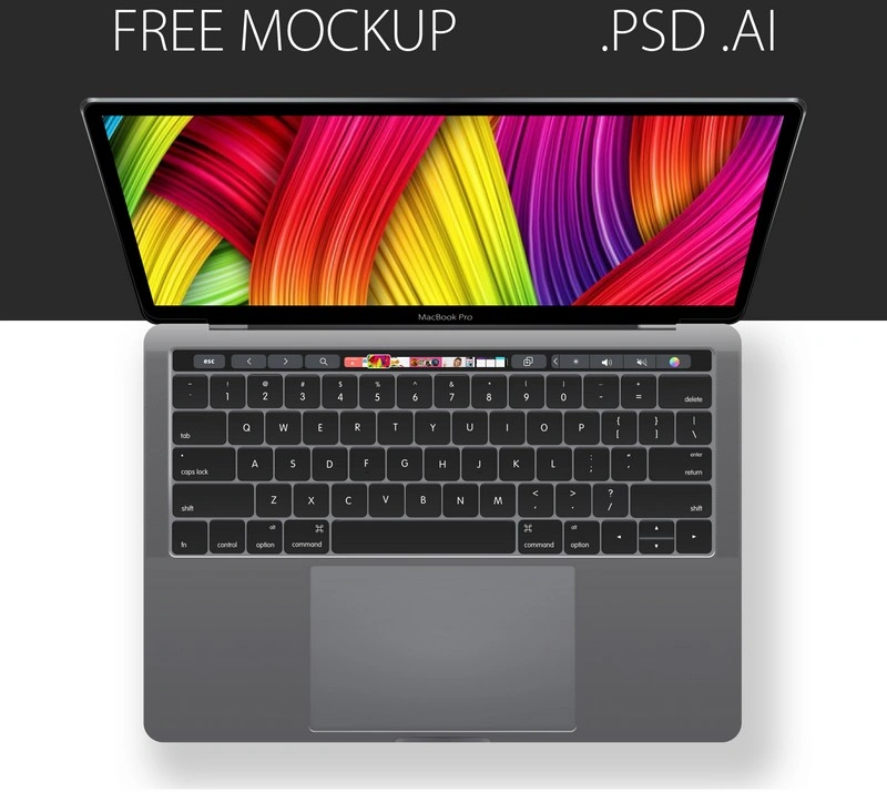 AI mockup MacBook Pro