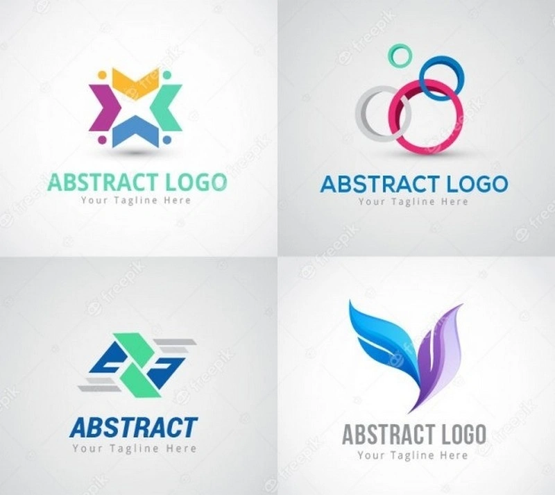 Abstract Colored Logos