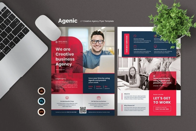 Agenic - Creative Agency Flyer Template