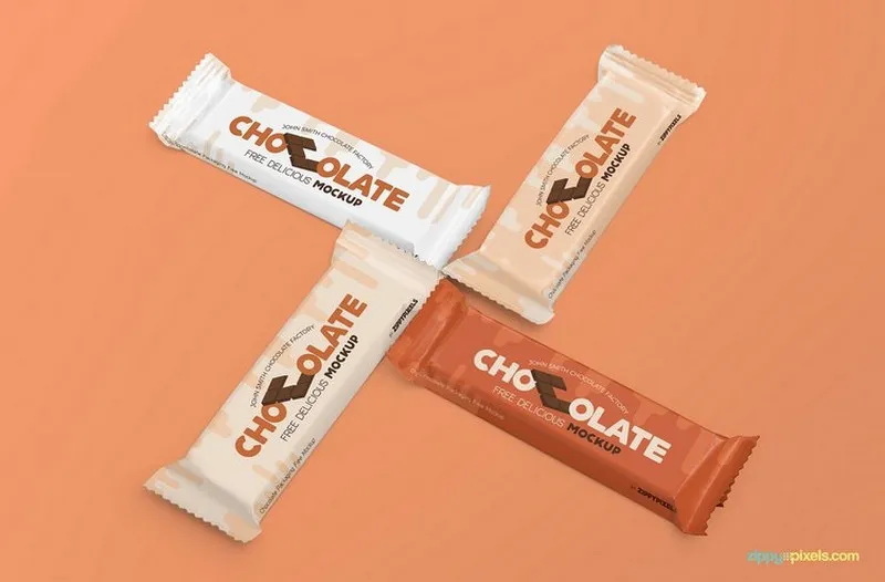 Amazing Chocolate Bar Branding Mockup