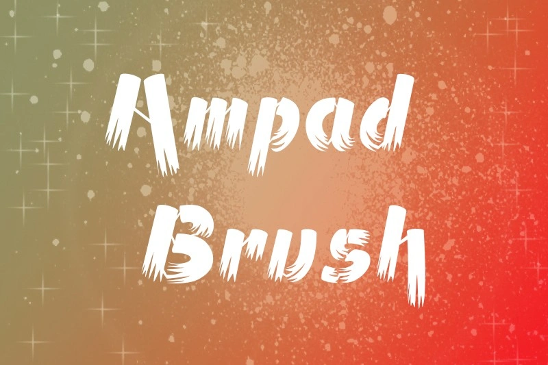 Ampad Brush Font