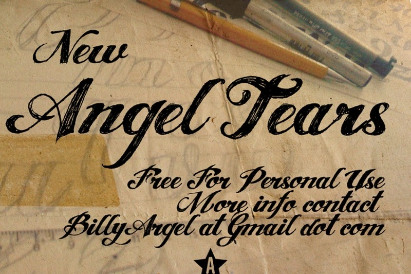 Angel Tears Font