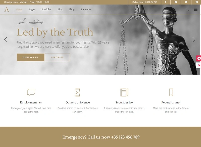 Anwalt - Law Firm and Lawyer Theme