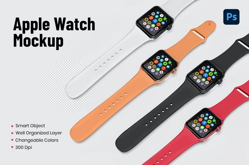 Apple Watch PSD Mockup