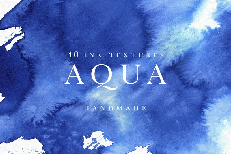 Aqua Ink Textures