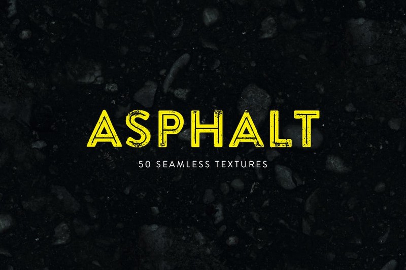 Asphalt - 50 Seamless Textures